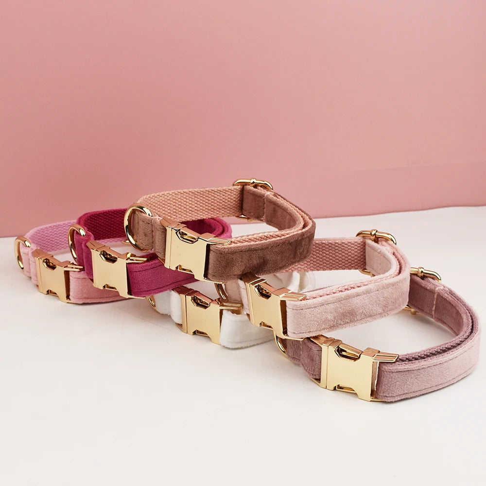 Blush Velvet Collar
