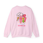 Dog Mom Club Crewneck Sweatshirt — 'Dog Mom 24/7' Keychain Graphic
