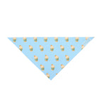 Blue Starbucks Frappuccino Pet Bandana – Cute Coffee Pattern Dog & Cat Accessory
