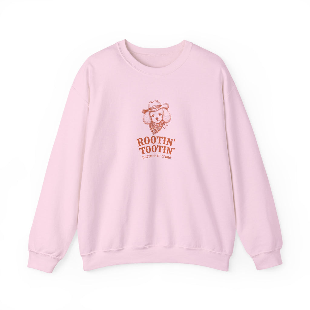 Crewneck Sweatshirt — "Rootin' Tootin'" Western Wag Club Dog Pullover