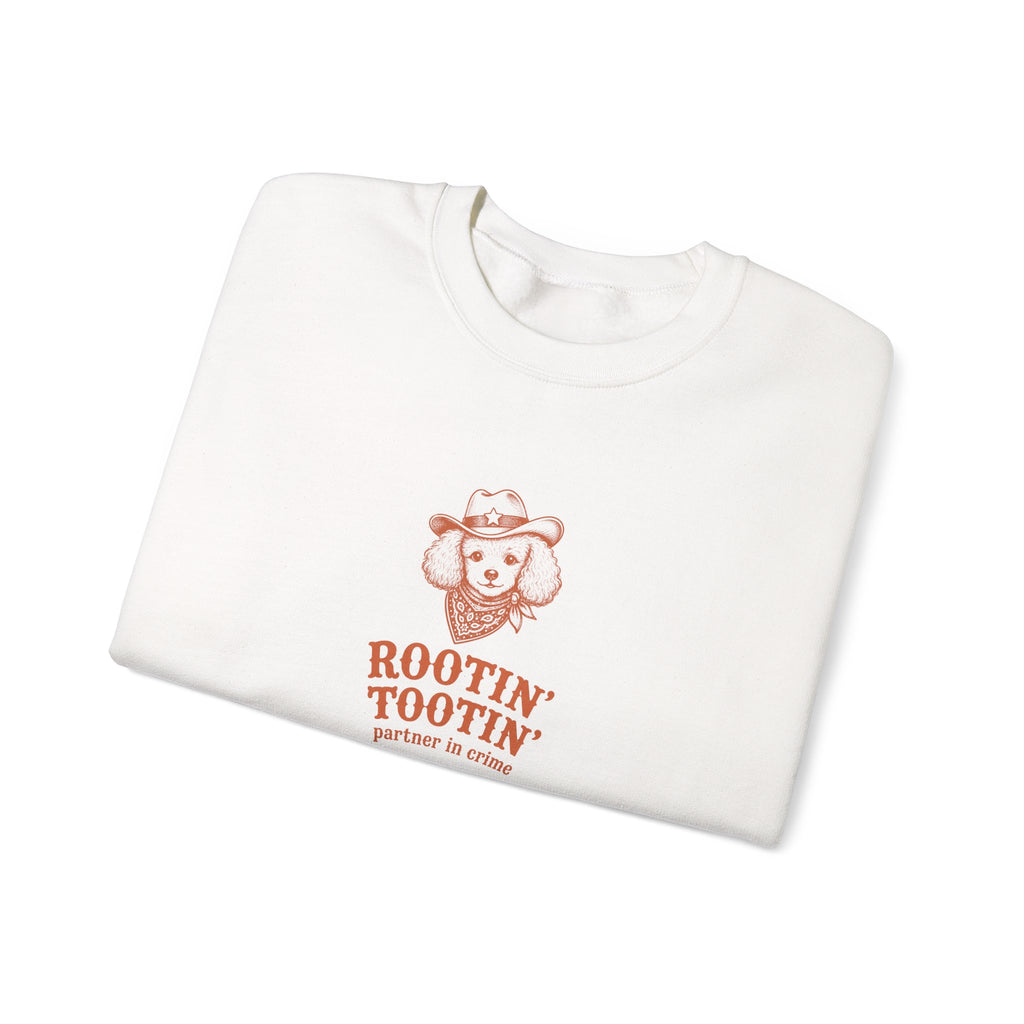 Crewneck Sweatshirt — "Rootin' Tootin'" Western Wag Club Dog Pullover