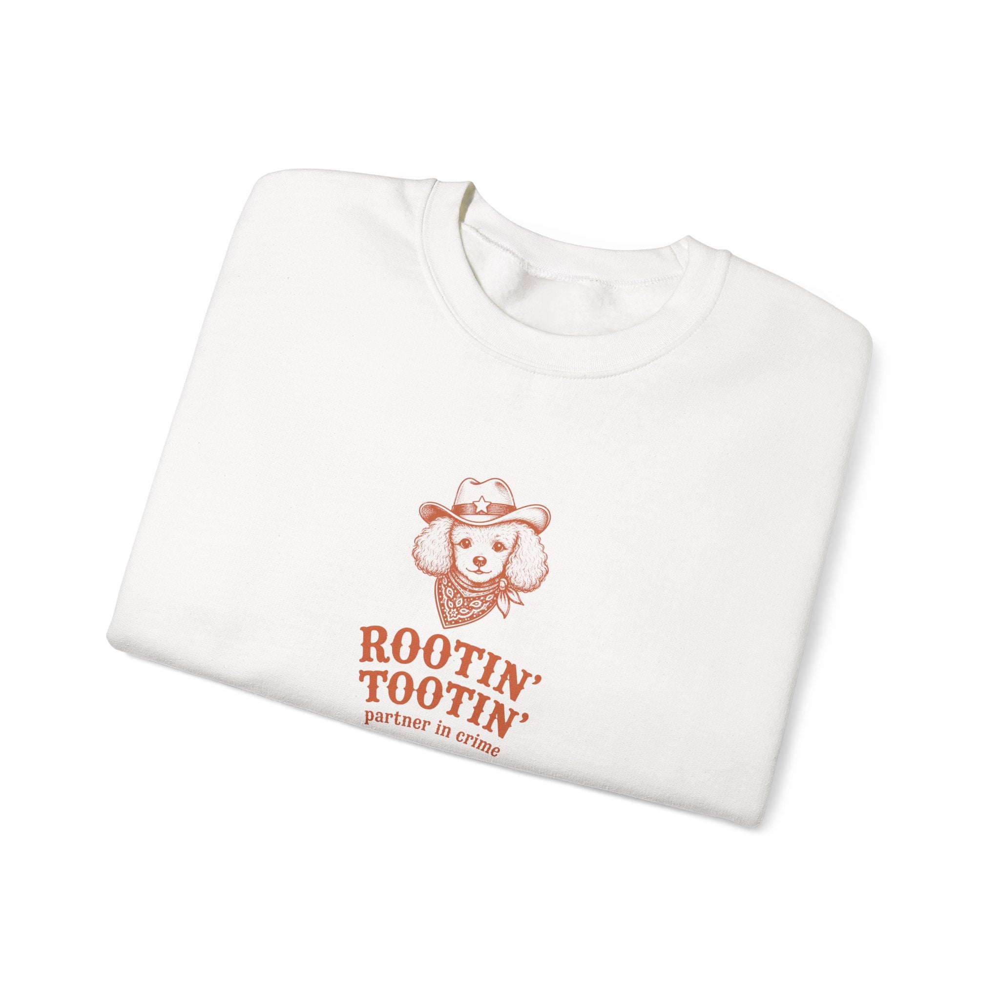 Crewneck Sweatshirt — "Rootin' Tootin'" Western Wag Club Dog Pullover