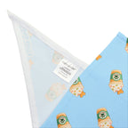 Blue Starbucks Frappuccino Pet Bandana – Cute Coffee Pattern Dog & Cat Accessory