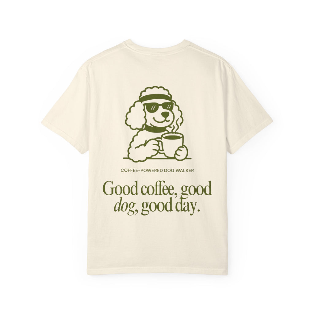 Coffee-Powered Dog Walker Tee