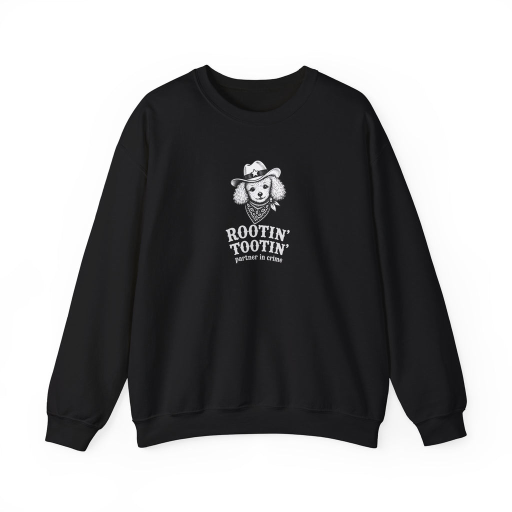 Crewneck Sweatshirt — "Rootin' Tootin'" Western Wag Club Dog Pullover