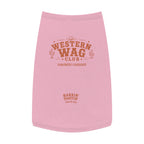 Western Wag Club Pet Tank Top — "Barkin' Tootin'" Western Dog Shirt