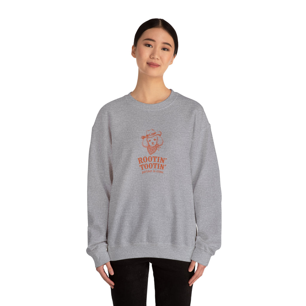 Crewneck Sweatshirt — "Rootin' Tootin'" Western Wag Club Dog Pullover