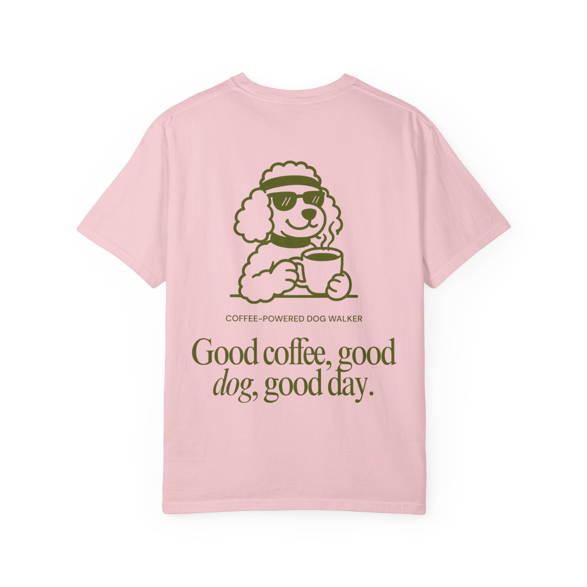 Coffee-Powered Dog Walker Tee