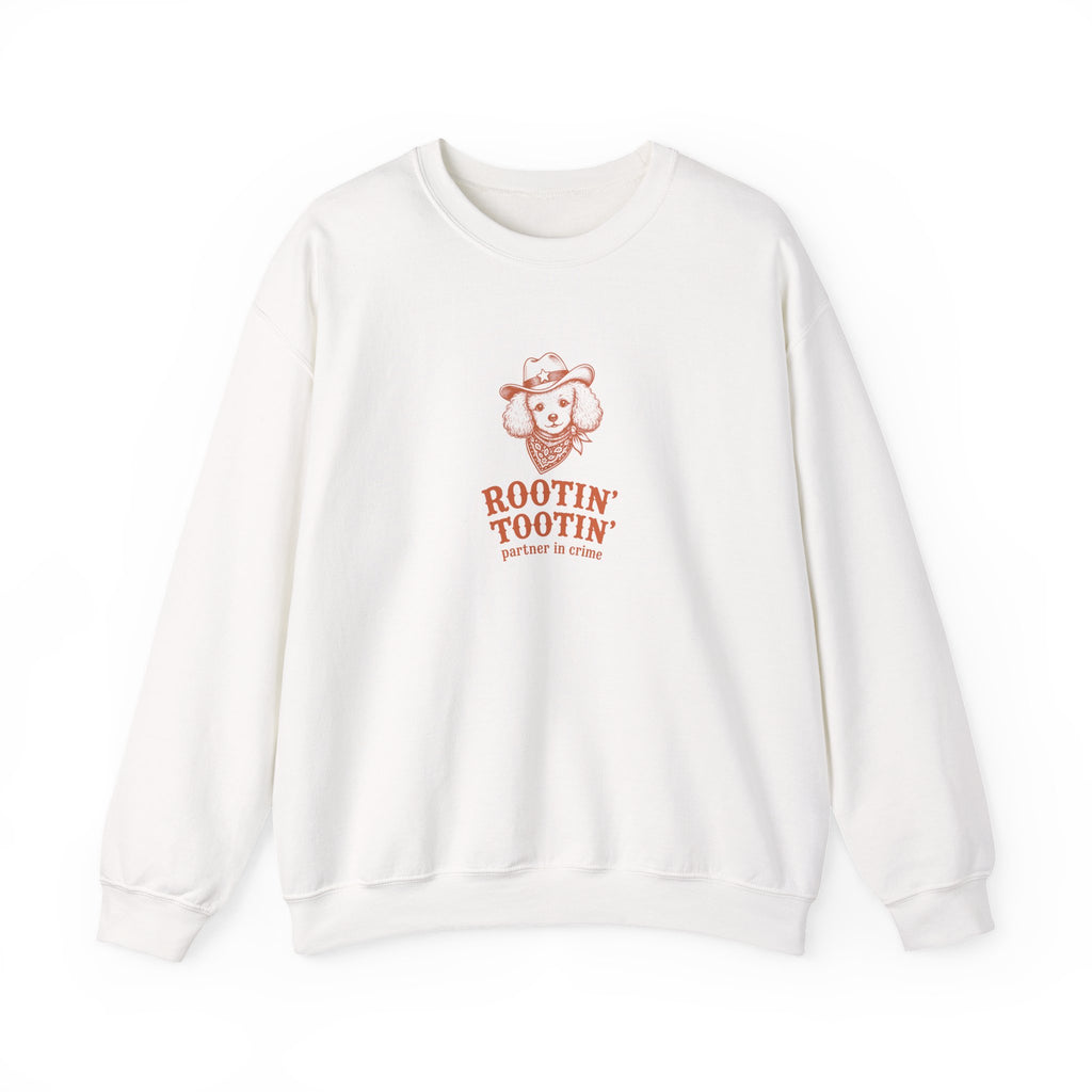 Crewneck Sweatshirt — "Rootin' Tootin'" Western Wag Club Dog Pullover