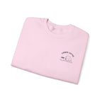 Corner Coffee Puppy Crewneck Sweatshirt — Cute Café Logo Pullover