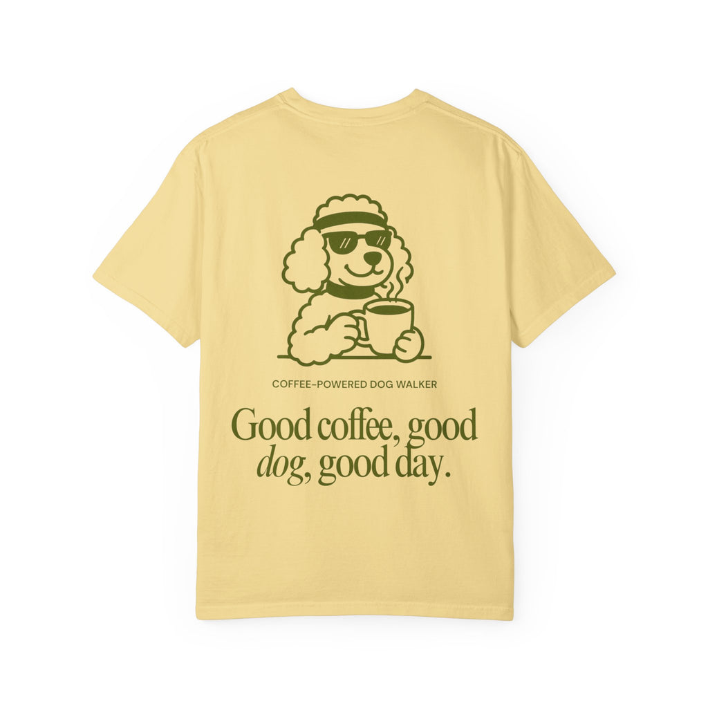 Coffee-Powered Dog Walker Tee
