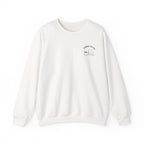 Corner Coffee Puppy Crewneck Sweatshirt — Cute Café Logo Pullover