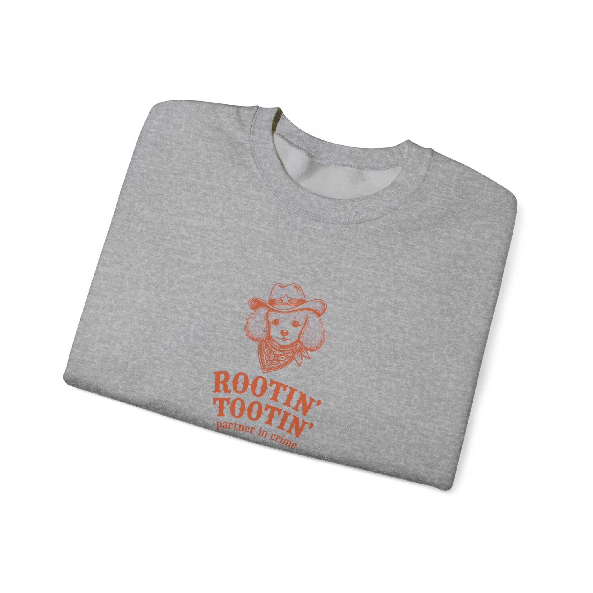 Crewneck Sweatshirt — "Rootin' Tootin'" Western Wag Club Dog Pullover