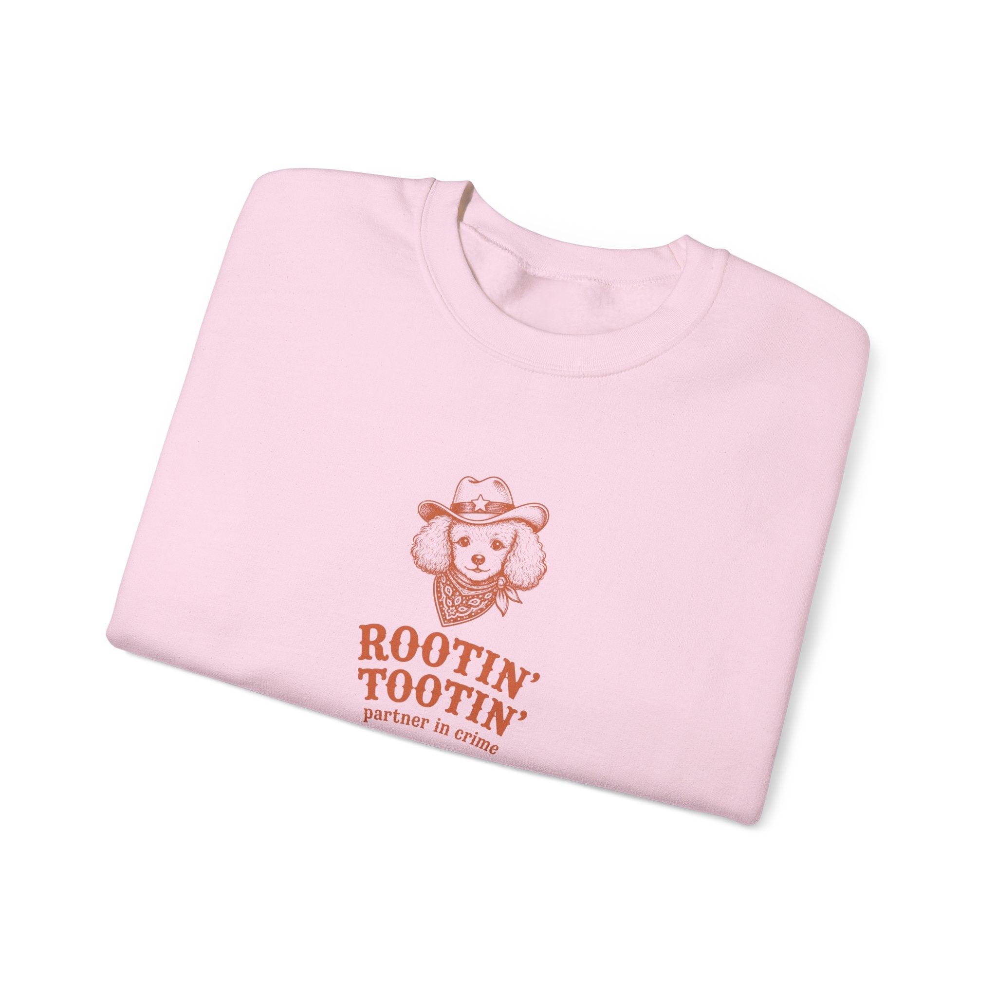 Crewneck Sweatshirt — "Rootin' Tootin'" Western Wag Club Dog Pullover