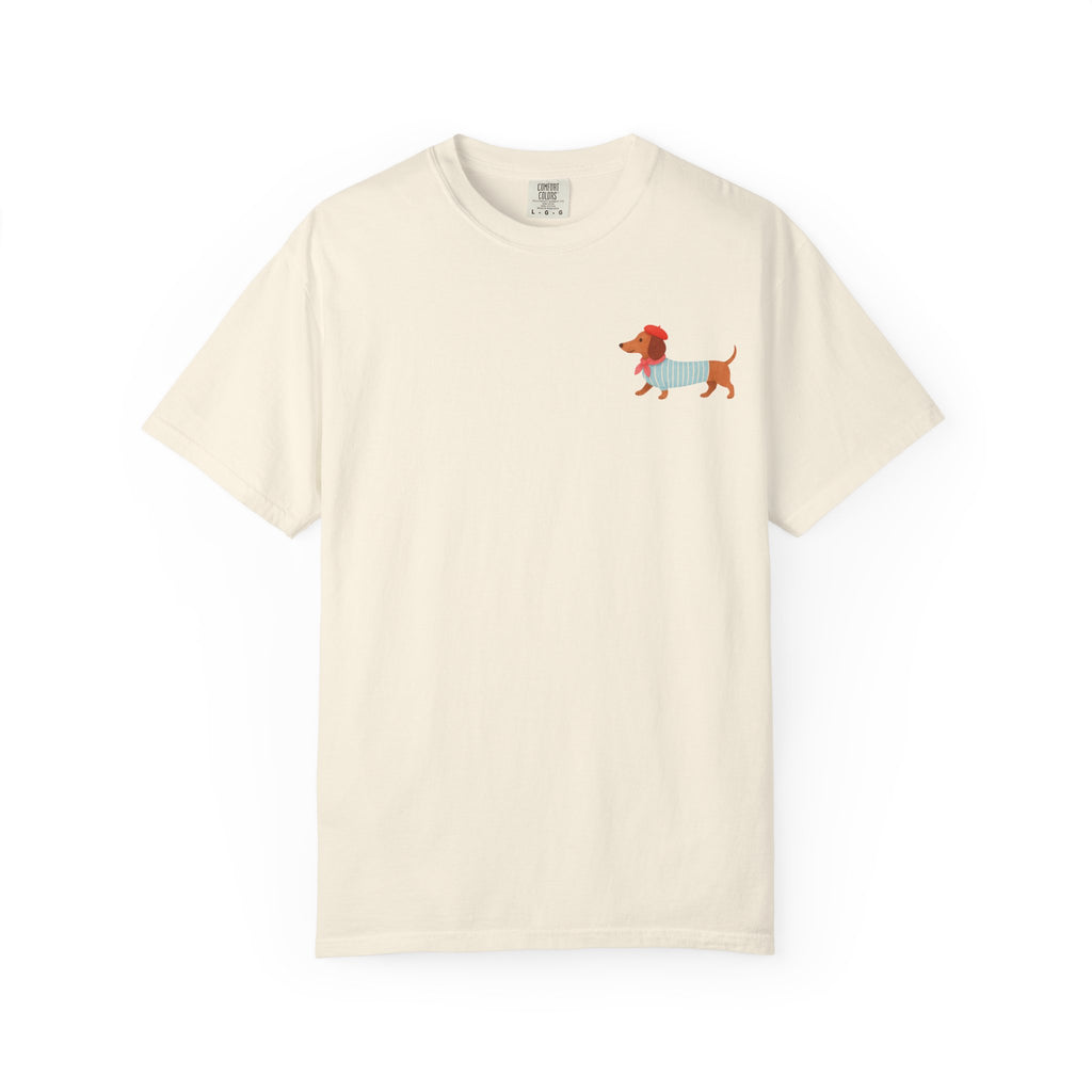 Bon Puppetit Parisian Pup  Tee