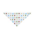 Beach Seashells Pet Bandana – Cute Summer Ocean Print for Dogs & Cats
