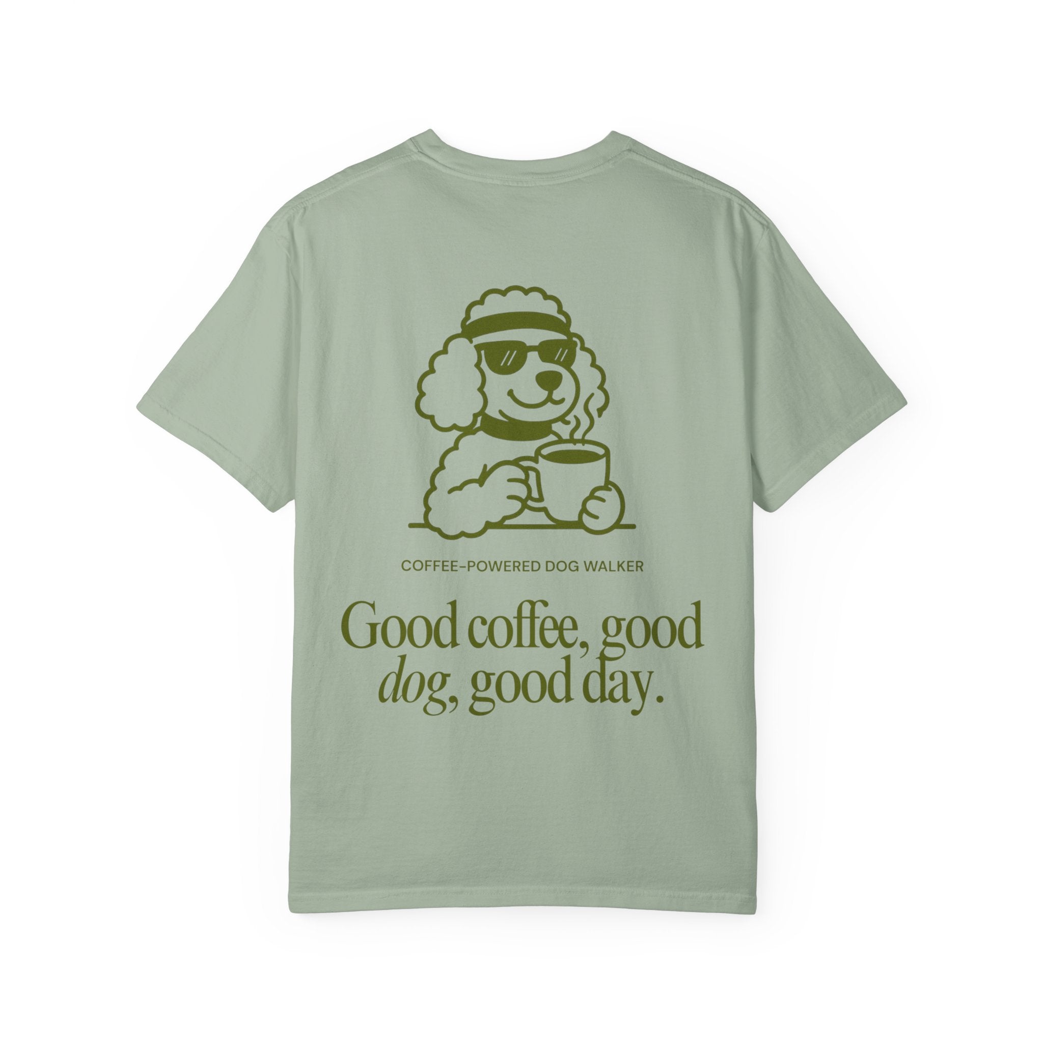 Coffee-Powered Dog Walker Tee