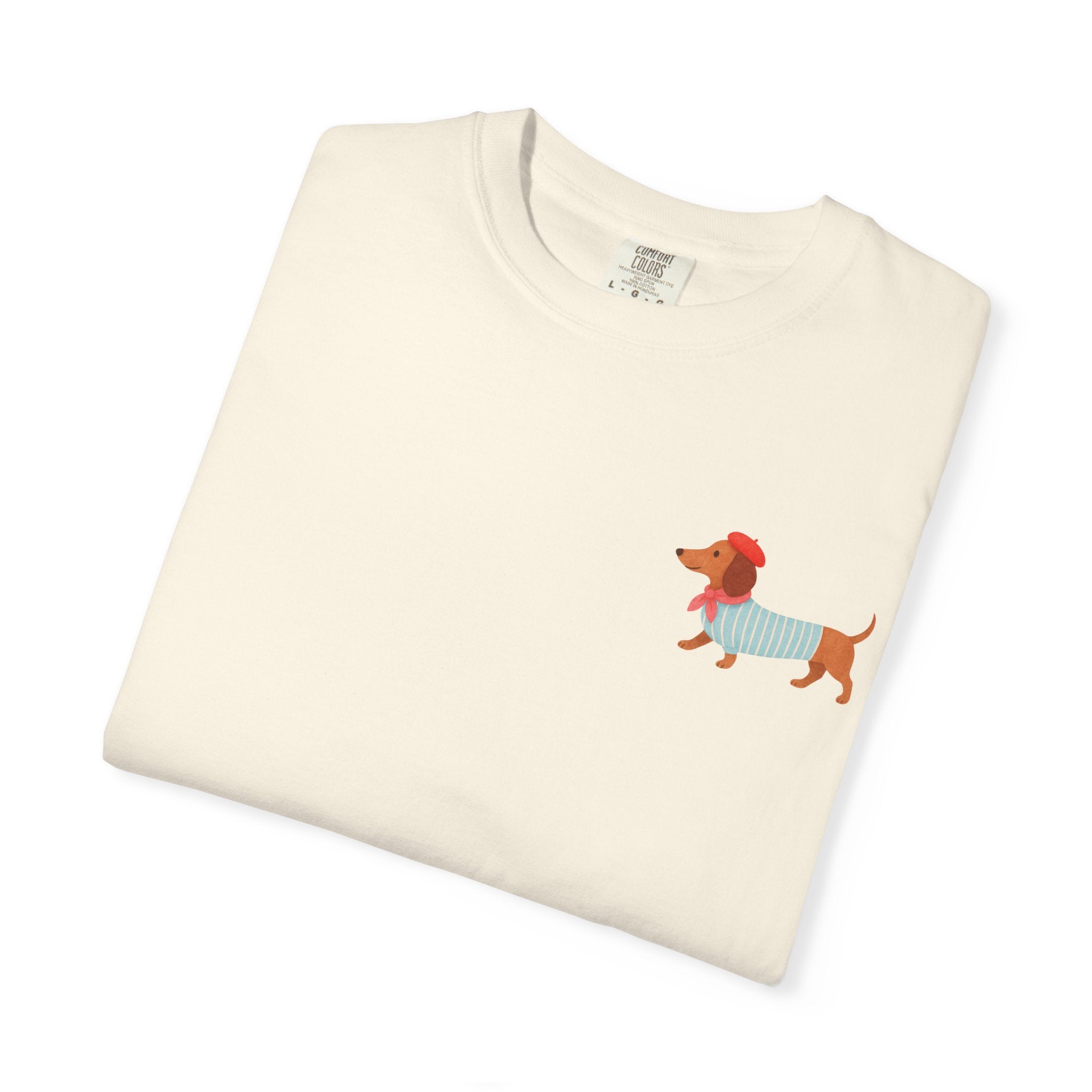 Bon Puppetit Parisian Pup  Tee