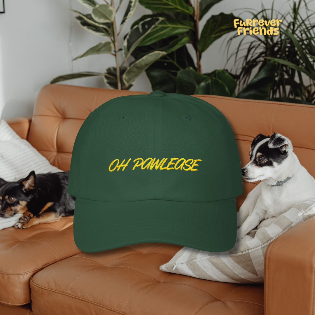 Oh Pawlease Embroidered Cap