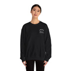 Corner Coffee Puppy Crewneck Sweatshirt — Cute Café Logo Pullover