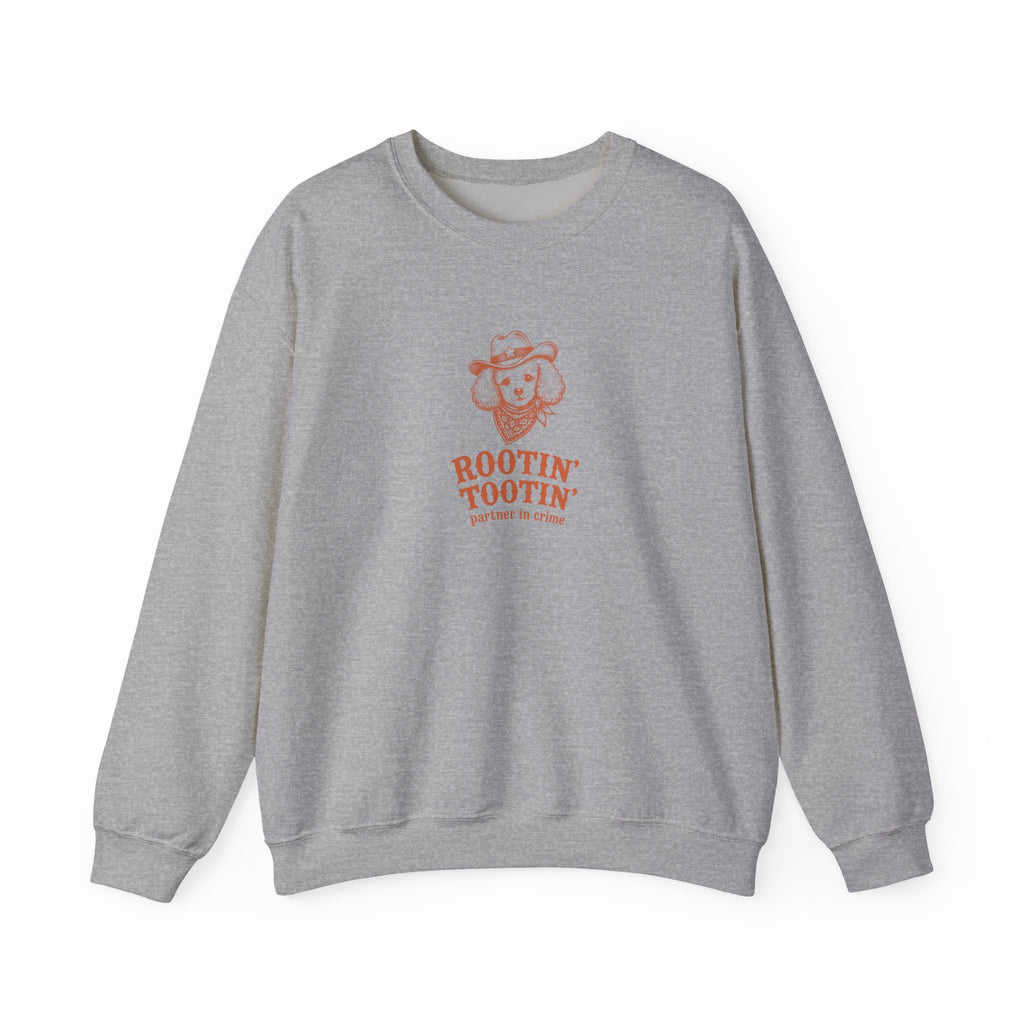 Crewneck Sweatshirt — "Rootin' Tootin'" Western Wag Club Dog Pullover