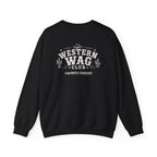 Crewneck Sweatshirt — "Rootin' Tootin'" Western Wag Club Dog Pullover