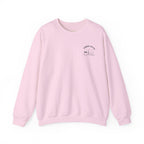 Corner Coffee Puppy Crewneck Sweatshirt — Cute Café Logo Pullover