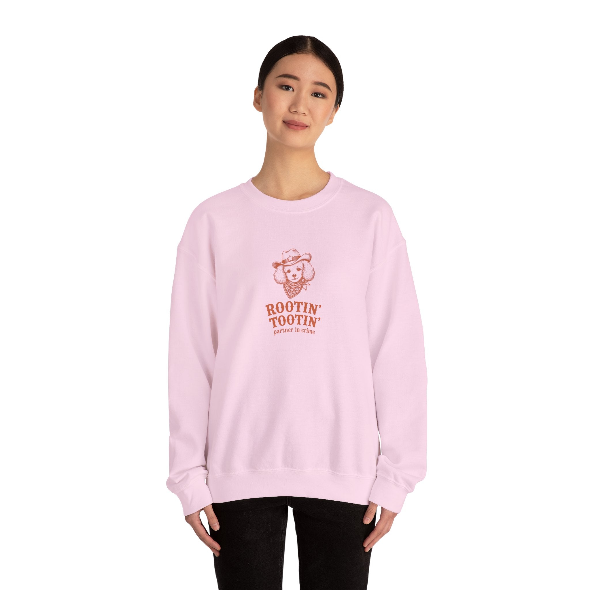 Crewneck Sweatshirt — "Rootin' Tootin'" Western Wag Club Dog Pullover