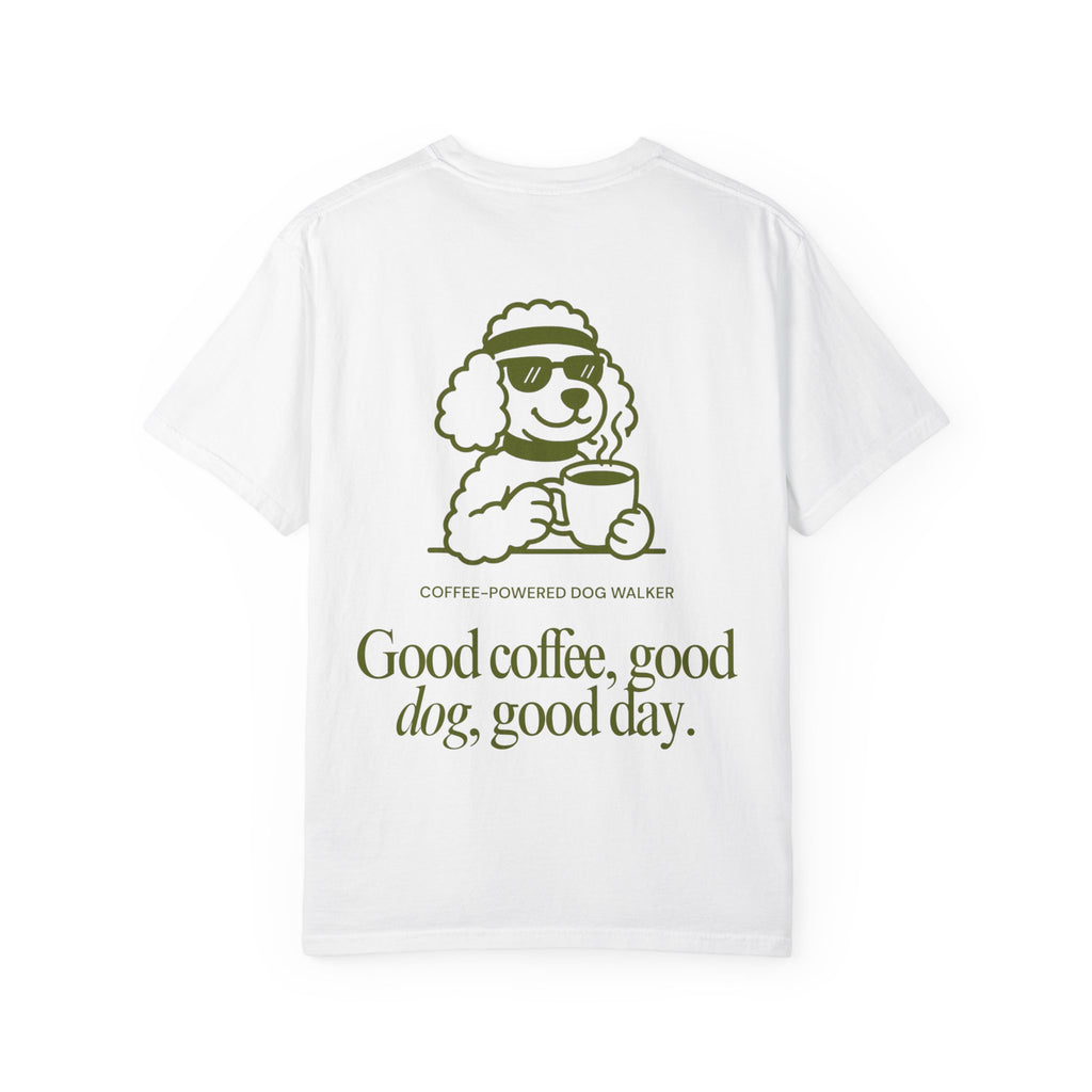 Coffee-Powered Dog Walker Tee