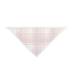 Red Plaid Pet Bandana — Cozy Holiday Plaid Dog & Cat Scarf