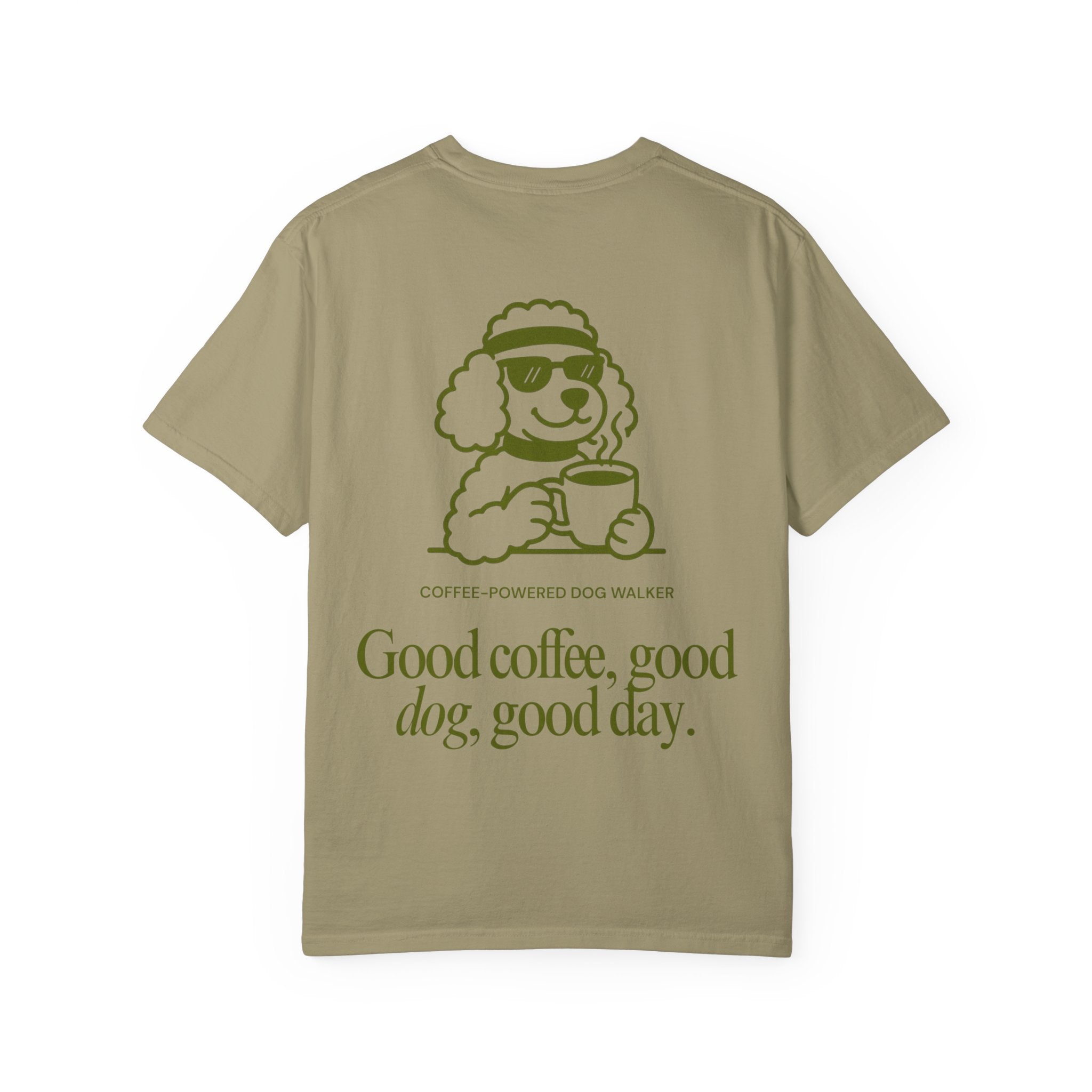 Coffee-Powered Dog Walker Tee