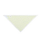 Neon Sprinkles Pet Bandana — Lime Green Patterned Dog & Cat Accessory