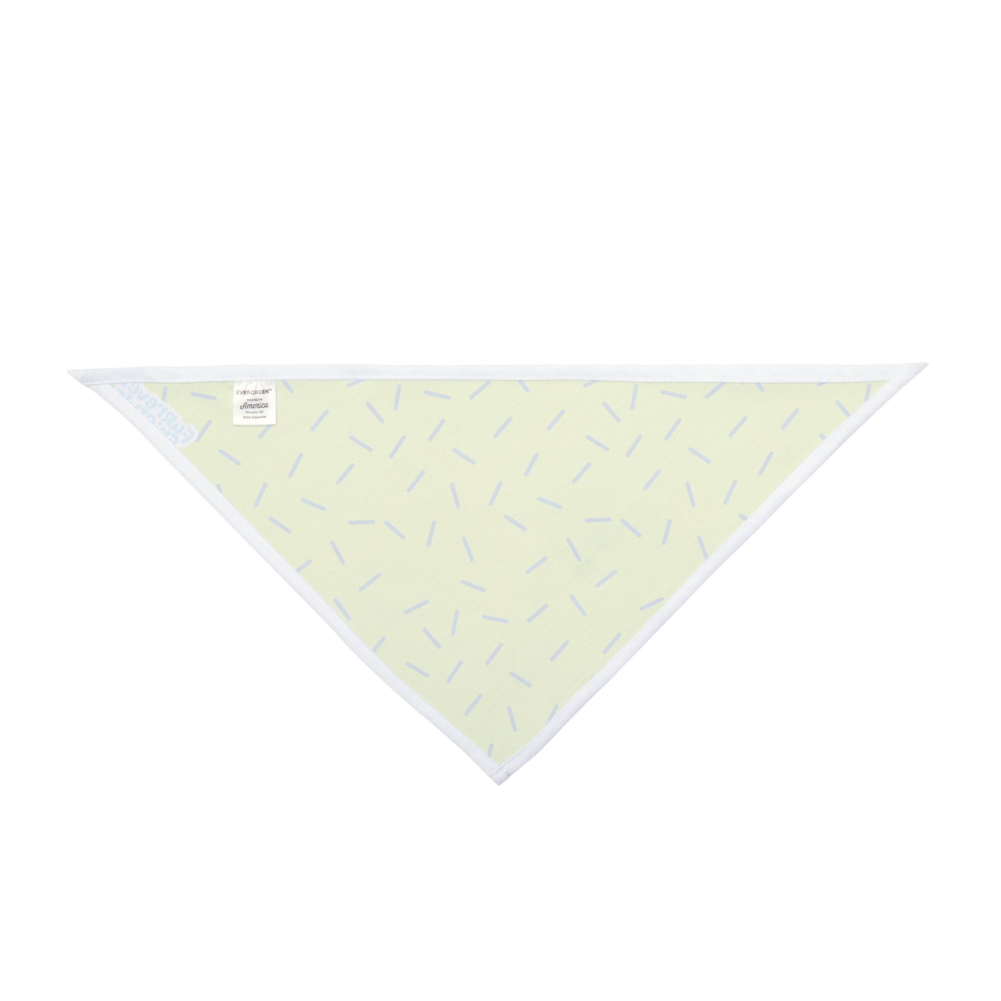 Neon Sprinkles Pet Bandana — Lime Green Patterned Dog & Cat Accessory