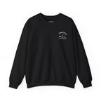 Corner Coffee Puppy Crewneck Sweatshirt — Cute Café Logo Pullover