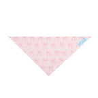 Pink Bow Pet Bandana - Cute Dog & Cat Scarf for Puppies, Grooming, Photo Props