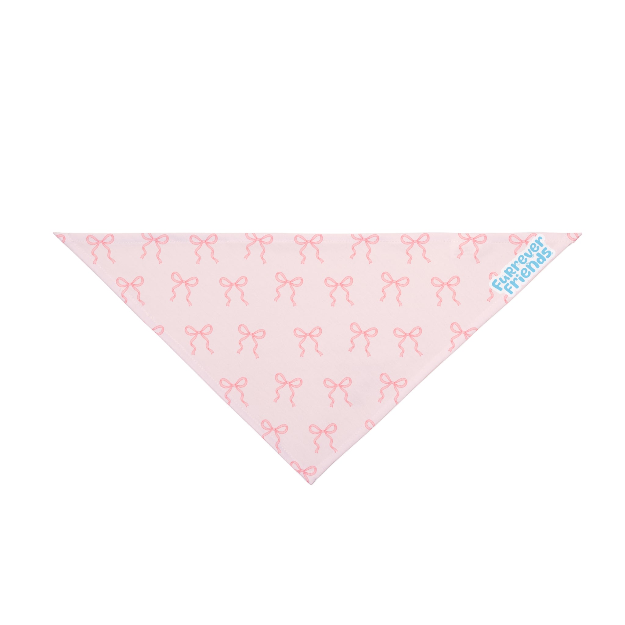 Pink Bow Pet Bandana - Cute Dog & Cat Scarf for Puppies, Grooming, Photo Props