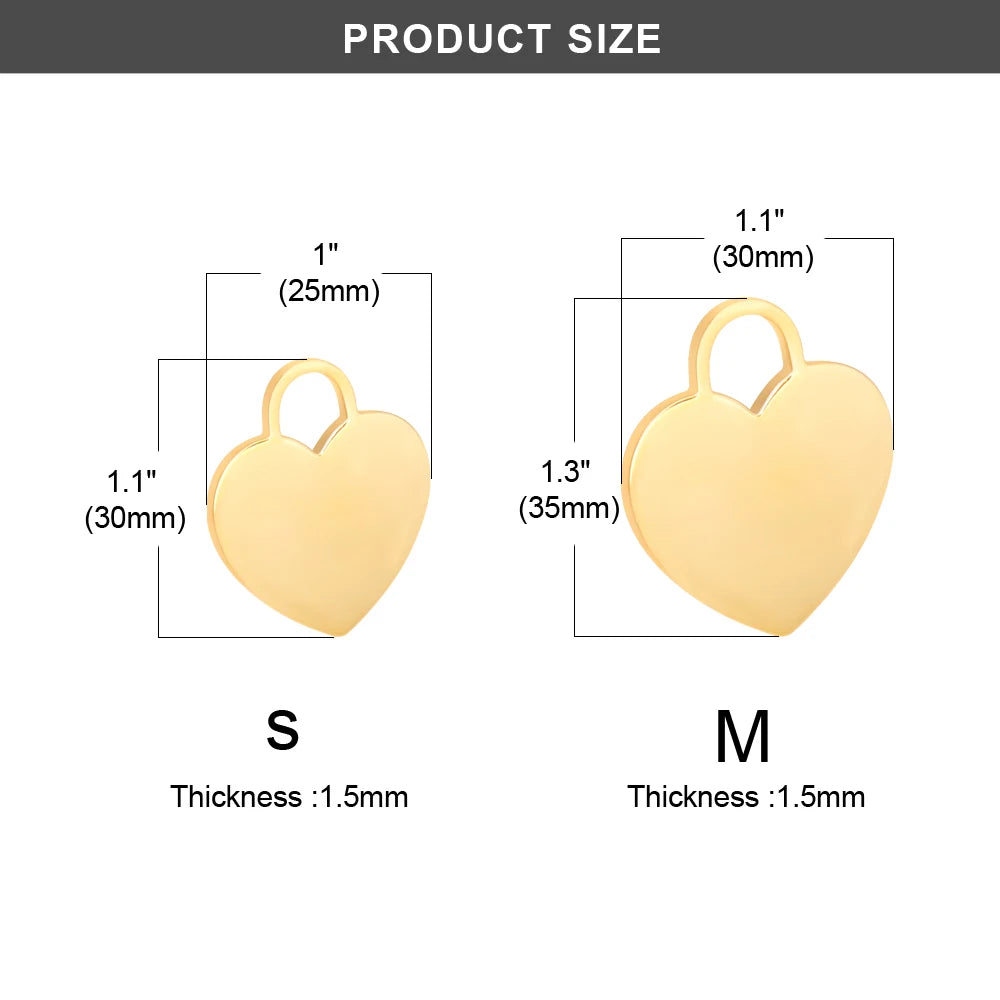 Heart Pet ID Tag: Pink