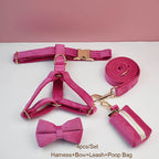 Raspberry Pink Velvet Walk Set