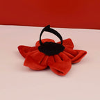 Ruby Red Velvet Collar & Leash