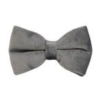 Dark Grey Velvet Collar & Leash