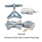 Nordic Blue Velvet Walk Set