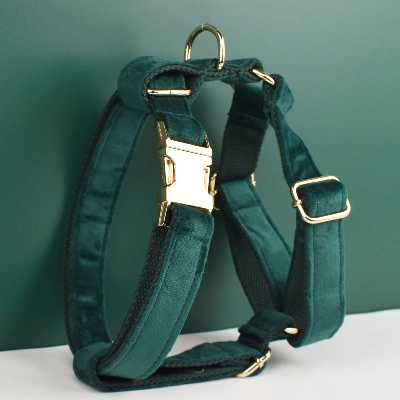 Green Velvet Harness