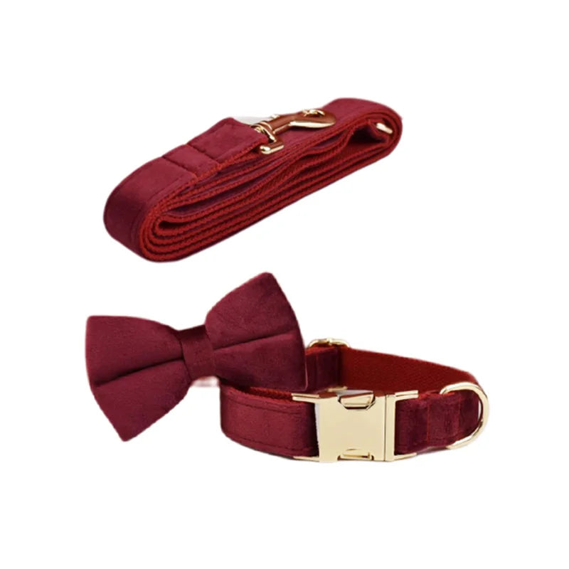 Red Wine Velvet Walk Set