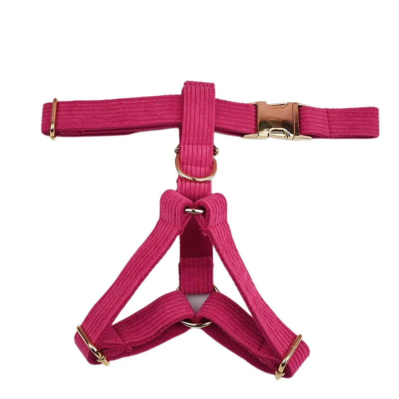 Hot Rose Corduroy Harness