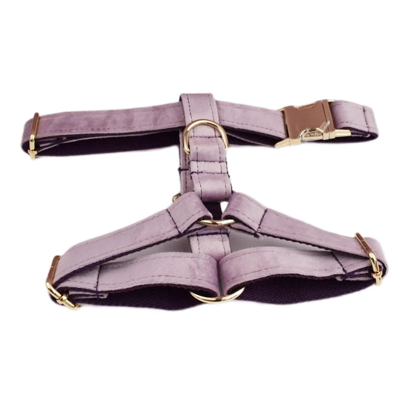 Deep Purple Velvet Harness