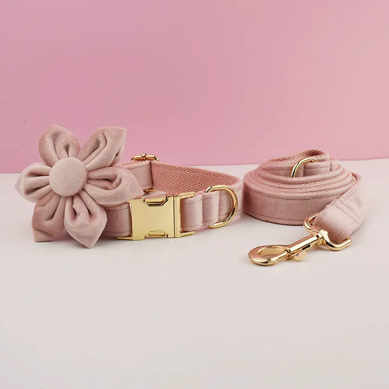 Dusty Rose Velvet Walk Set