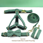 Dark Green Corduroy Walk Set