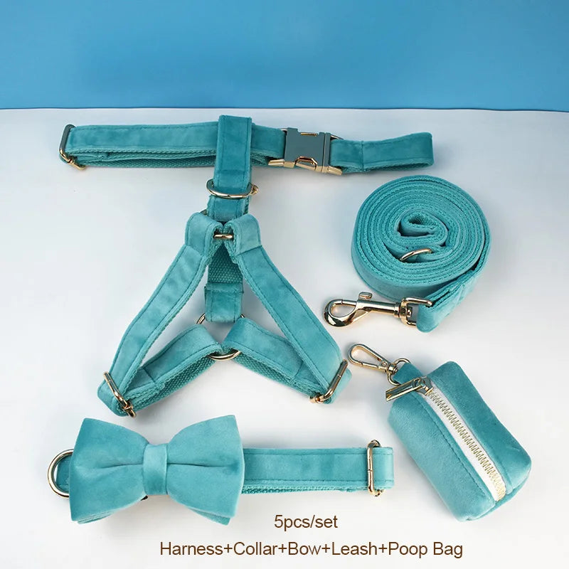 Turquoise Stone Velvet Walk Set