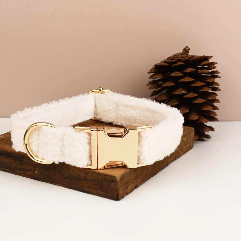 Snow White PlushPooch Collar & Leash