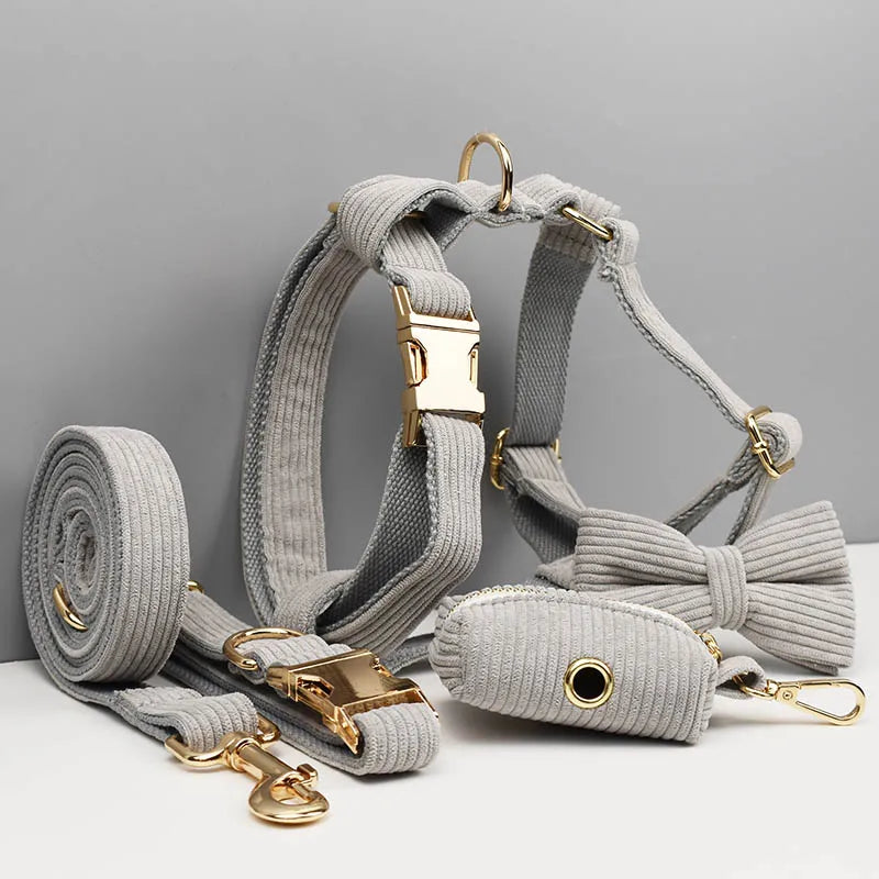 Light Grey Corduroy Walk Set